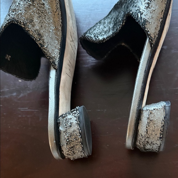 Officine Creative Metallic Silver Mules - Picture 7 of 10